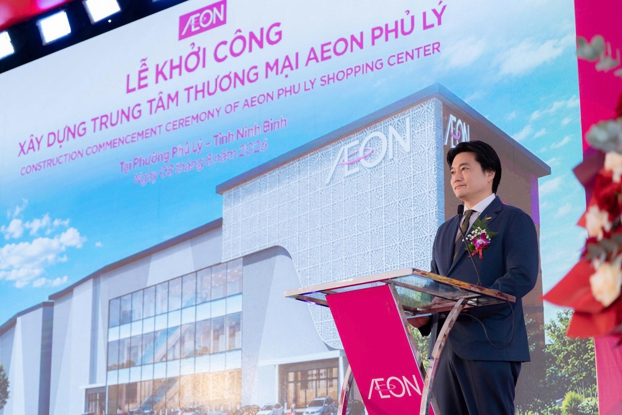 AEON Phủ Lý chính thức khởi công: Mở ra cơ hội phát triển cho lao động địa phương