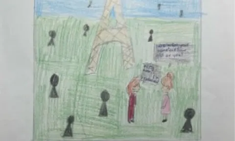 Tranh vẽ của học sinh tiểu học hé lộ tác động thực tế của việc học tiếng Anh, theo nghiên cứu mới