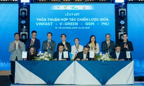 PNJ hợp tác cùng VinFast, GSM, V-Green thúc đẩy giao thông xanh trong doanh nghiệp