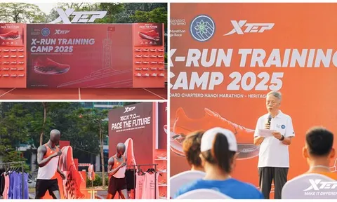Xtep ra mắt trại huấn luyện X-RUN CAMP đầu tiên dành cho giải Standard Chartered Heritage Marathon Hanoi tại Việt Nam