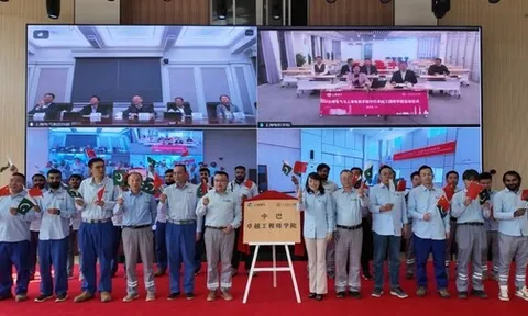 Shanghai Electric ra mắt Học viện Kỹ sư Xuất sắc Trung Quốc-Pakistan nhằm đào tạo nhân lực theo sáng kiến "Vành đai và Con đường"