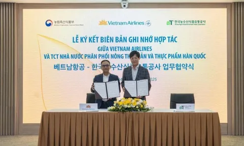 aT Center – Vietnam Airlines hợp tác quảng bá nho Hàn Quốc trên các chuyến bay quốc tế