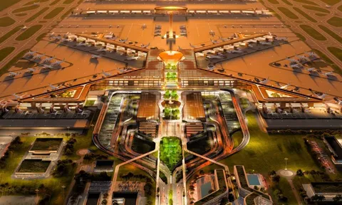 Sân bay 12,5 tỷ USD "như ngoài hành tinh" này sắp nắm kỷ lục chưa từng có tại châu Phi