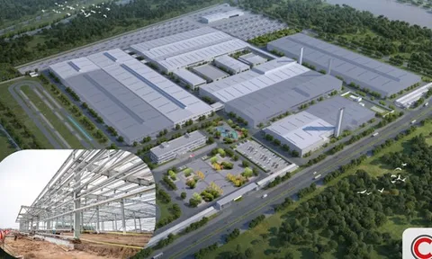 Hình ảnh mới nhất về Nhà máy ô tô Trung Quốc đầu tiên ở Việt Nam sau 3 tháng khởi công: Những chi tiết đáng chú ý