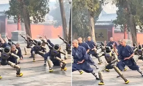 Video robot hình người Trung Quốc luyện võ tại Thiếu Lâm Tự gây sốt: Bước tiến công nghệ khiến người xem vừa kinh ngạc vừa lo sợ