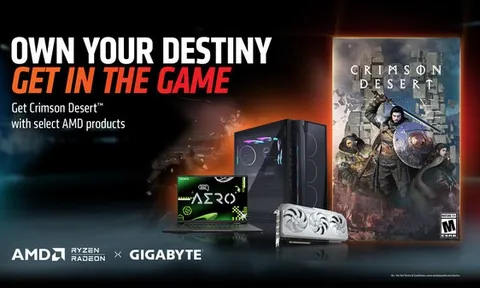 GIGABYTE hợp tác với AMD để nâng cao giá trị trò chơi thông qua gói Crimson Desert