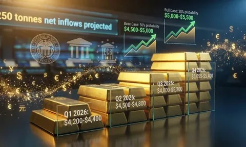 Giá vàng quốc tế có thể còn tăng mạnh