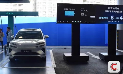 Ra mắt loại pin xe điện mới có thể sạc đầy chỉ trong 9 phút, hoạt động tốt bất chấp nhiệt độ -30°C