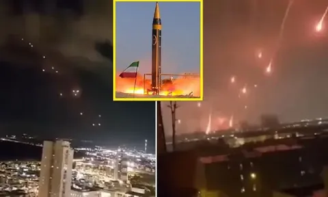 Iran phóng 3 loại tên lửa, Iron Dome bất lực trên bầu trời thủ đô Israel