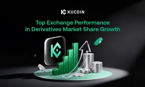 KuCoin nằm trong nhóm sàn giao dịch có mức tăng trưởng thị phần phái sinh cao nhất trong tháng 2: Dữ liệu từ CoinDesk Data