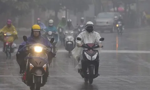 Không khí lạnh dồn dập tràn xuống, miền Bắc hạ nhiệt đột ngột kèm mưa diện rộng