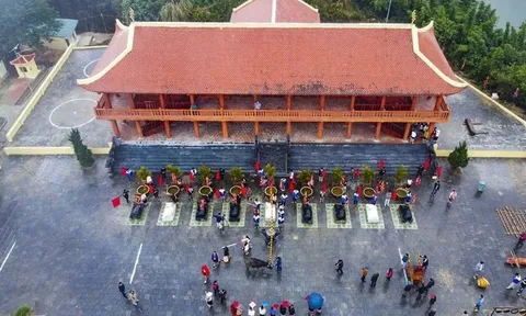Về đền Chín Gian xem nghi lễ Dâng trâu tế trời, kết nối chín mường người Thái xứ Thanh