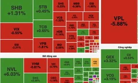VN-Index đảo chiều giảm gần 20 điểm sau phiên tăng đột biến