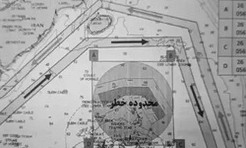 Iran công bố bản đồ giúp tàu thuyền tránh thủy lôi ở eo biển Hormuz