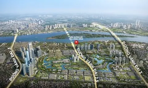 Toàn cảnh khu vực sẽ xây hầm vượt sông Hồng: ngay tại Ciputra, kế cận dự án hàng hiệu của Sunshine Group