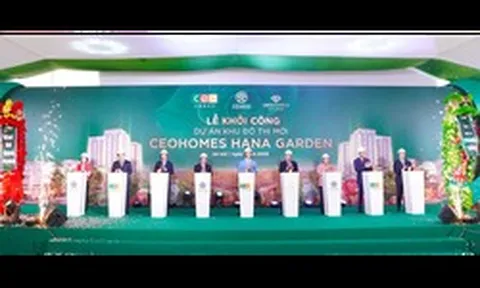 CEO Group khởi công dự án được mong chờ suốt nhiều năm tại Mê Linh  CEOHomes Hana Garden