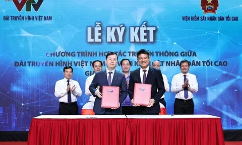 Ký kết Chương trình hợp tác truyền thông giữa VKSND tối cao và Đài Truyền hình Việt Nam giai đoạn 2027 – 2030