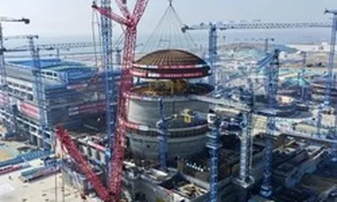 Không phải Nga, một quốc gia vừa đặt cấu trúc 227,9 tấn lên nhà máy điện hạt nhân hiện đại bậc nhất