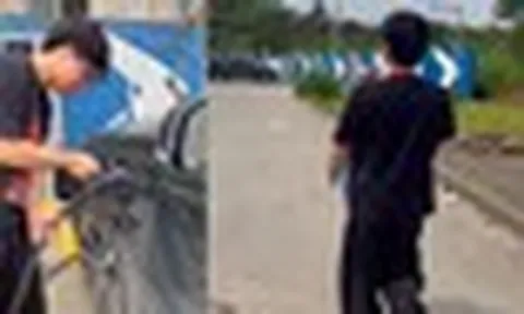 Con trai "ông hoàng nhạc đỏ" đi học về là phải đi làm, được bố nhắn nhủ: "Mệt cũng phải cố"