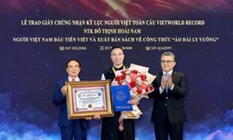 NTK Đỗ Trịnh Hoài Nam xác lập Kỷ lục Toàn cầu