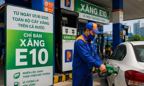 Từ ngày 1/6, cả nước chỉ bán xăng E10