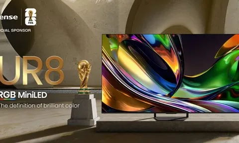Hisense giới thiệu UR8 với màu sắc tự nhiên và chân thực, mang công nghệ RGB MiniLED thế hệ mới đến với nhiều gia đình hơn
