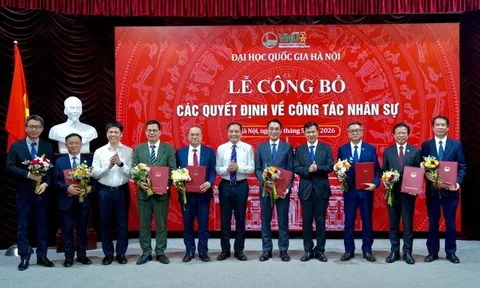 Đại học Quốc gia Hà Nội bổ nhiệm loạt hiệu trưởng, hiệu phó