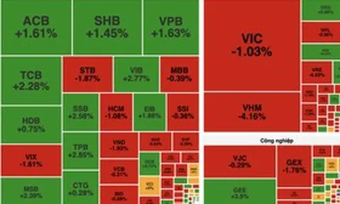 Cổ phiếu họ Vingroup lao dốc, VN-Index giảm gần 10 điểm dù ngân hàng giữ nhịp