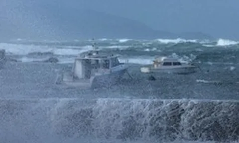 Video: Cận cảnh sóng thần cao 11m tấn công New Zealand, hàng trăm người phải sơ tán khẩn