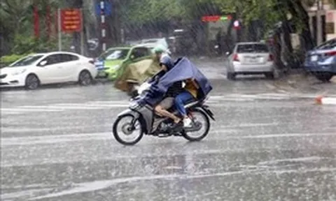 Đợt mưa lớn trên diện rộng từ chiều nay ở miền Bắc sẽ kéo dài đến bao giờ?