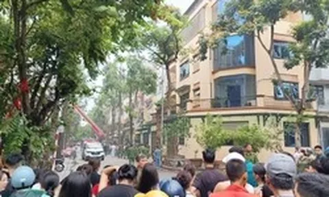 Cháy nhà liền kề ở Hà Nội, hai người tử vong