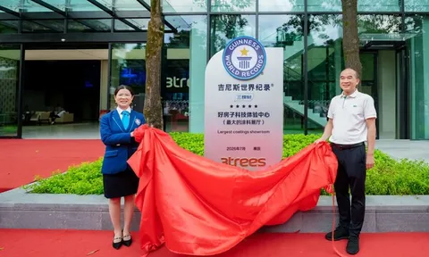 3TREES lập kỷ lục Guinness thế giới: Showroom sơn phủ lớn nhất -- Khai trương Trung tâm Trải nghiệm Công nghệ Nhà ở Chất lượng 3TREES