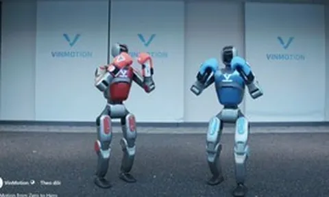 Tỷ phú Phạm Nhật Vượng gây bất ngờ với robot mới: Có thể nhào lộn và chịu tải tới 85kg