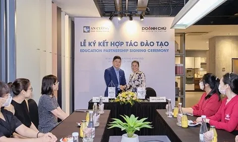 GỖ AN CƯỜNG (ACG) THÚC ĐẨY PHÁT TRIỂN KIẾN THỨC NỘI BỘ THÔNG QUA LỄ KÝ KẾT HỢP TÁC ĐÀO TẠO CÙNG CTY ĐÀO TẠO DOANH CHỦ