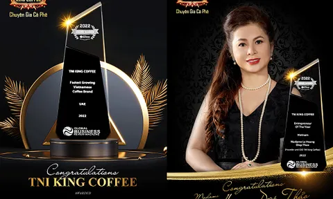 King Coffee nhận cú đúp giải thưởng tại UAE