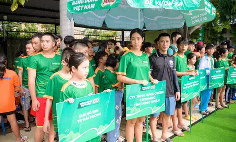 Nestlé MILO đồng hành cùng Giải Bơi “Đường đua xanh” 2023