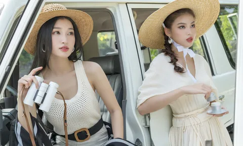 Hai nàng hậu Phương Nhi, Ngọc Thảo trải nghiệm lối sống cà phê Trung Nguyên Legend