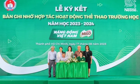 Nestlé Việt Nam và Sở Giáo dục và Đào tạo TP.HCM ký kết Thỏa thuận hợp tác cho năm học 2023 – 2024