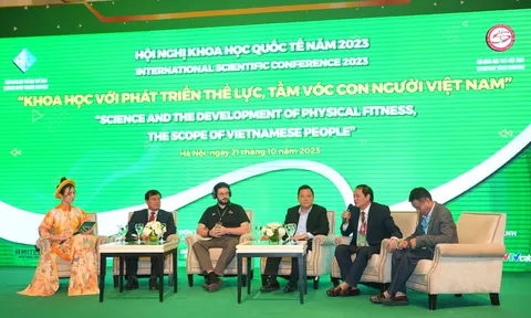 Nestlé MILO tham gia Hội nghị khoa học quốc tế 2023 – chủ đề “Khoa học với sự phát triển thể lực và tầm vóc con người Việt Nam”