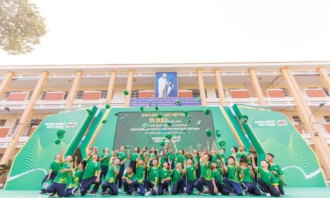 11.032 học sinh lập kỷ lục Việt Nam với màn đồng diễn thể dục ấn tượng