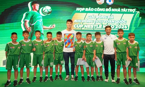 Nestlé MILO đồng hành cùng Giải Bóng đá Nhi đồng (U11) toàn quốc 2024
