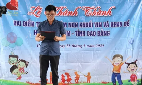 Hito mang món quà yêu thương đến các em nhỏ tại 2 xã vùng cao của tỉnh Cao Bằng