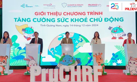 Prudential khởi động chương trình “Tăng cường sức khỏe chủ động” nhằm nâng cao nhận thức về biến đổi khí hậu và kỹ năng phòng chống dịch bệnh